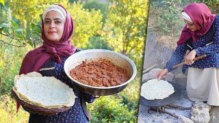 MIRZA GHASSEMI with TAFTOON BREAD  An Unforgettable Tasty and Easy-to-Cook Dish   Rural Cuisine