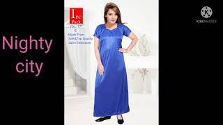 Satin Nighty - 2XL nighty - XL nighty - 3XL nighty - Whatsapp only 9994327024  - No calls