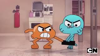 Gumball and Darwin naked in public The Dream episode