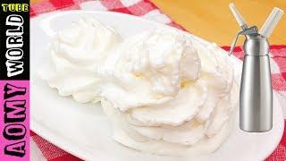 How to make Whipped Cream  ISI Whipped Cream Dispenser  Quick Whipped Cream  YUMMY 