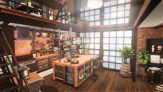 Industrial Loft Apartment No CC  Stop Motion Build  Sims 4