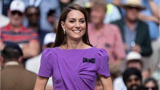 Emotional moment Princess Catherine makes rare appearance at Wimbledon