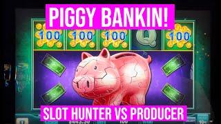 PIGGY BANKIN SLOT HUGE PIG Slot Hunter Vs Producer Battle