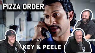 Key & Peele - Pizza Order REACTION  OFFICE BLOKES REACT