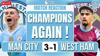 Arsenal Fan Tears Are DELICIOUS Man City 3-1 West Ham Match Reaction