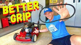 HOW TO REPLACE THE DRIVE BELT ON A FRONT WHEEL DRIVE TORO RECYCLER LAWN MOWER The Easy Way
