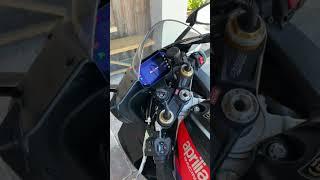 2023 APRILIA RSV4 1100 FACTORY SC PROJECT GP22 Exhaust Sound Cold Start #aprilia #rsv4 #2023