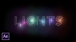 After Effects Tutorial Light Stroke  No Plugins