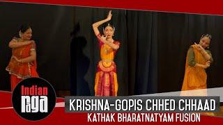 Krishna Gopis Chhed Chhad  Kathak Bharatanatyam Fusion