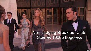 Non Judging Breakfast Club  Nate Blair Chuck Serena  Gossip Girl logoless scenepack   1080p