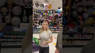 Balloon shopping with girlfriend