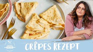 Crêpes – das beste französische Original-Rezept  auch für die Pfanne  I Einfach Backen