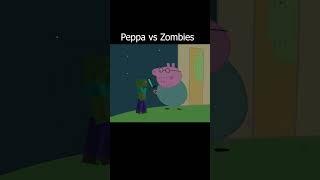 Peppa Pig vs Zombie Apocalypse #peppapig #minecraft #animation