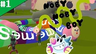 Lets Play Noby Noby Boy 1 Weirdest game on PS3 Earth