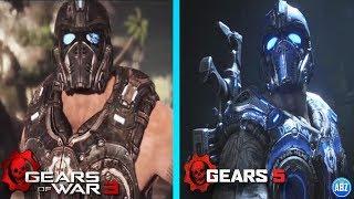 Gears of War CLAYTON CARMINE Evolution Gears 3 to Gears 5