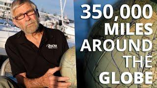 Peter Smith talks about his sailing circumnavigations on Kiwi Roa and his inflatable globe