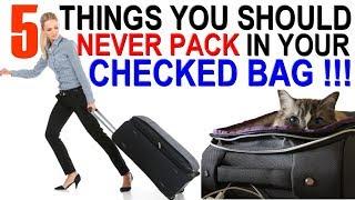 5 Things NOT to Pack in Your Checked Baggage ᴴᴰ