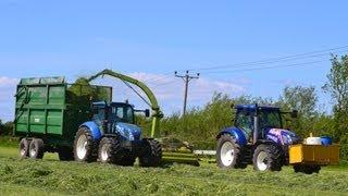 Silage 2013. Claas Jaguar 75 Trailed Foraging