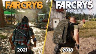 Far Cry 6 vs Far Cry 5 - Details and Physics Comparison