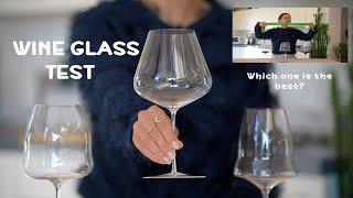 Wine glasses which one is the best? A Sommelier review