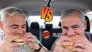 Twins Compare REAL Whopper to Plant  Whopper