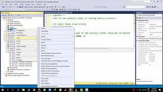 How To See Details Steps In Taking Backup Process In SQL SERVER 2016