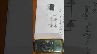 How to Check Rectifier using Multimeter