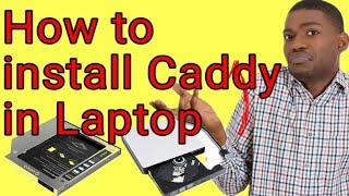 How to Replace CD drive with CADDY in laptop  Easy DIY tutorial How to install ssd in laptop