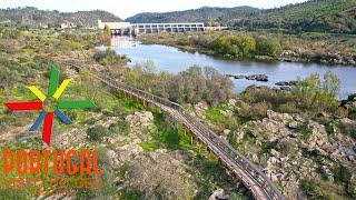 Ortiga walkways ‍️ Belver dam  Passadiços de Ortiga ‍️ Barragem de Belver ️ Mação - 4KUltraHD