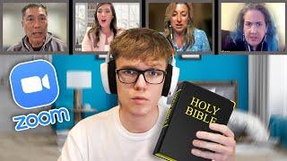 Reading The BIBLE In ATHEIST Zoom Class