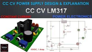 CC CV power supply design   CC CV mode using LM317