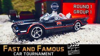 Fast & Famous Car Tournament Round 1 Group 1 Diecast Race