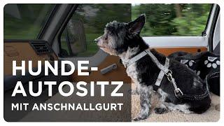 Hunde Autositz - Hundesitz inkl. Anschnallgurt DIY