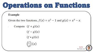 Grade 11  Operations on Functions  General Mathematics