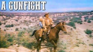 A Gunfight  JOHNNY CASH & KIRK DOUGLAS  Western Movie  Cowboy Film  Wild West