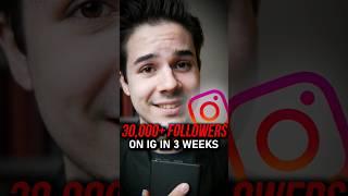 Instagram Growth SECRETS 30000+ Followers in 3 Weeks   #shorts