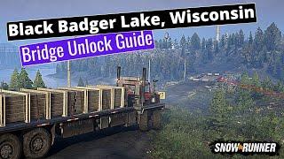 SnowRunner  ALL Bridges - Unlock guide - Black Badger Lake - Wisconsin