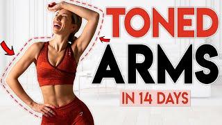 TONE YOUR ARMS in 14 DAYS  Lean & Slim Pilates Sculpt  8 min Workout