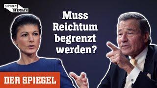 Sahra Wagenknecht Wolfgang Grupp & Ralf Stegner im Spitzengespräch Muss Reichtum begrenzt werden?