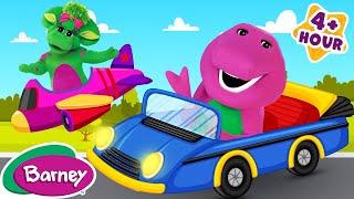 Barneys Transportation Adventure  Vehicles for Kids  NEW COMPILATION  Barney the Dinosaur