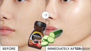 DIY Glowing SkinCoffee mask for faceSuper skin Brighteningwhitening and Glass skin #glowingskin