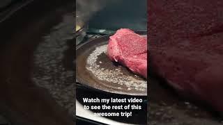 Overland Cooking Steak and potatoes.