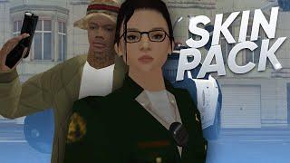 ХОРОШИЙ СКИНПАК ДЛЯ FULL RP КРАЙМА и КОПОВ В GTA SAMP  SKINPACK CRIME & COPS