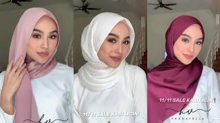 6 TUTORIAL HIJAB PASHMINA SILK MEWAH UNTUK LEBARAN 2023 