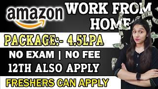 Amazon Recruitment 2024  Amazon Work From Home Jobs 2024  Job Vacancy 2024