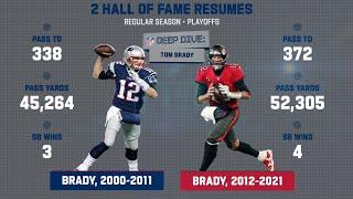 A Tale of 2 Hall of Fame Careers Tom Brady Deep Dive