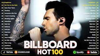 Billboard Hot 100 This Week - Maroon 5 Bruno Mars The Weeknd Selena Gomez Adele Taylor Swift