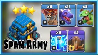 Th12 New Dragon Attack Strategy for War  Easy 3 Star Attack Strategy  PJ GAMING #clashofclans #coc