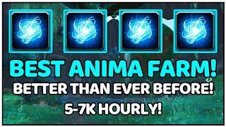 BEST ANIMA FARM 5-7K HOURLY MINIMUM Zereth Mortis  Shadowlands