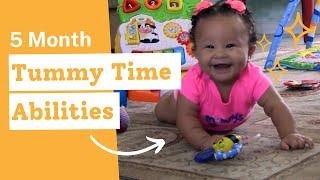 Tummy Time Abilities at 5 Months
